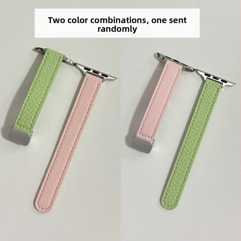 Кожена каишка за часовник Forest Wolf, естествена кожа, магнитно закопчаване, модерен стил