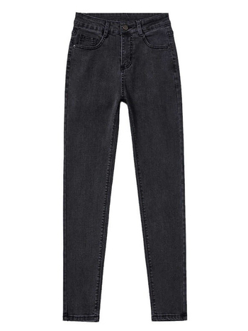 Ženske skinny traperice s visokim strukom, denim s pamukom i elastanom, dužina do gležnja, casual stil