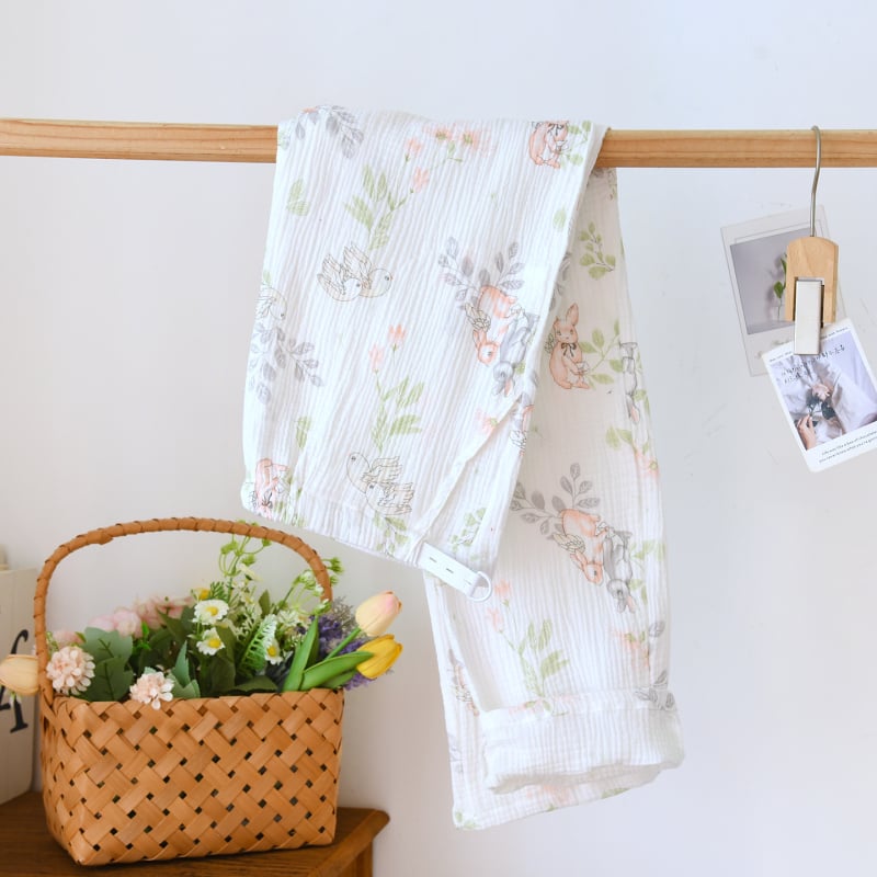 Rasedatele mõeldud magamis-püksid, 100% puuvill, vaba lõige, pikad, ei piira kõhtu, sobib kõigile aastaaegadele