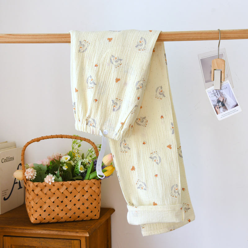 Rasedatele mõeldud magamis-püksid, 100% puuvill, vaba lõige, pikad, ei piira kõhtu, sobib kõigile aastaaegadele