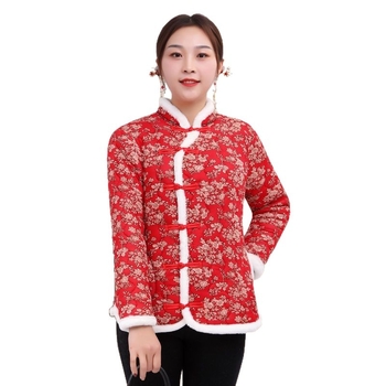 Памучно пухено яке - пълнеж от коприна-памук, Chenille плат, основна тъкан спандекс, Ultra-short дължина, поло яка с пух