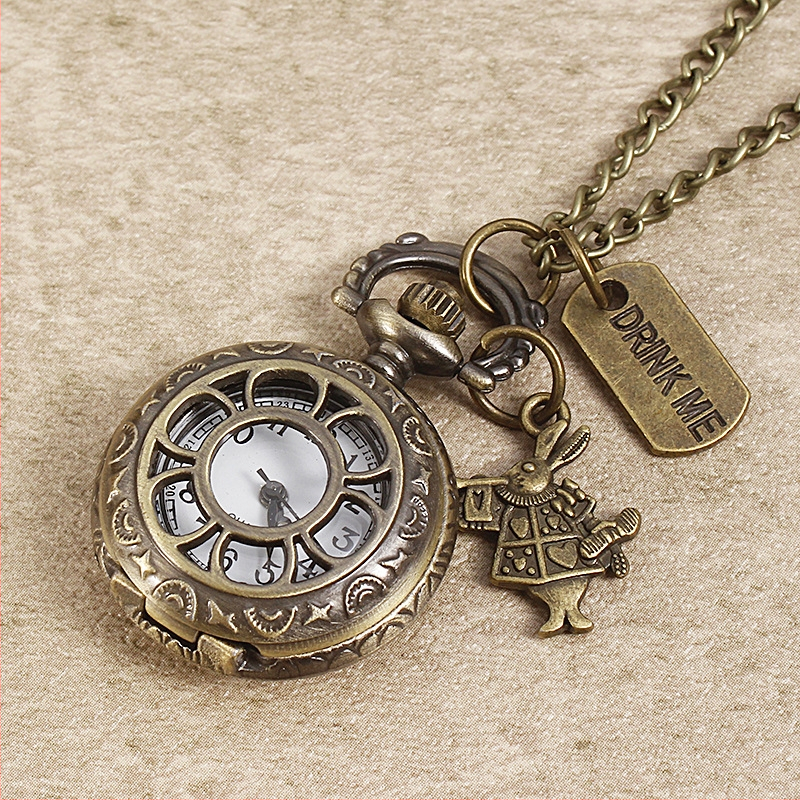 Príveskové vreckové hodinky, staromódny svetový čas, kvartzový pohyb, puzdro z titanovej zliatiny, kruhový ciferník, špirálová korunka