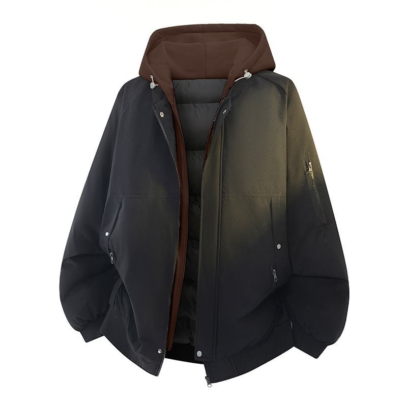 Sovifan Ārējā jaka ar kapuci, kordurojas audums, trušu kažokāds <30%, Ziemas sezona 2025