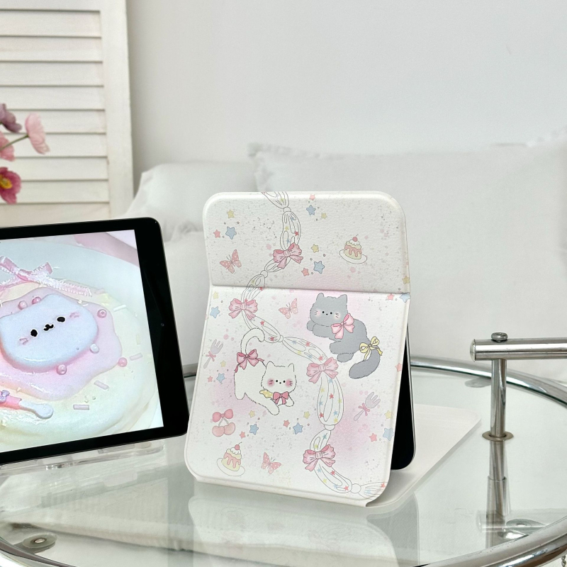 Πτυσσόμενο καθρέφτης μακιγιάζ με πλαίσιο από PU/PS/PVC, γυάλινο φακό, αναδιπλούμενος σχεδιασμός, φορητός, δυνατότητα εκτύπωσης λογότυπου