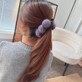 Κλιπ μπανάνας για μαλλιά από βελούδινο ύφασμα, χειροποίητο, για γυναίκες με ψηλή αλογοουρά, στυλ Χεπμπορν и λογοτεχνικό ρετρό, Χειμώνας 2025