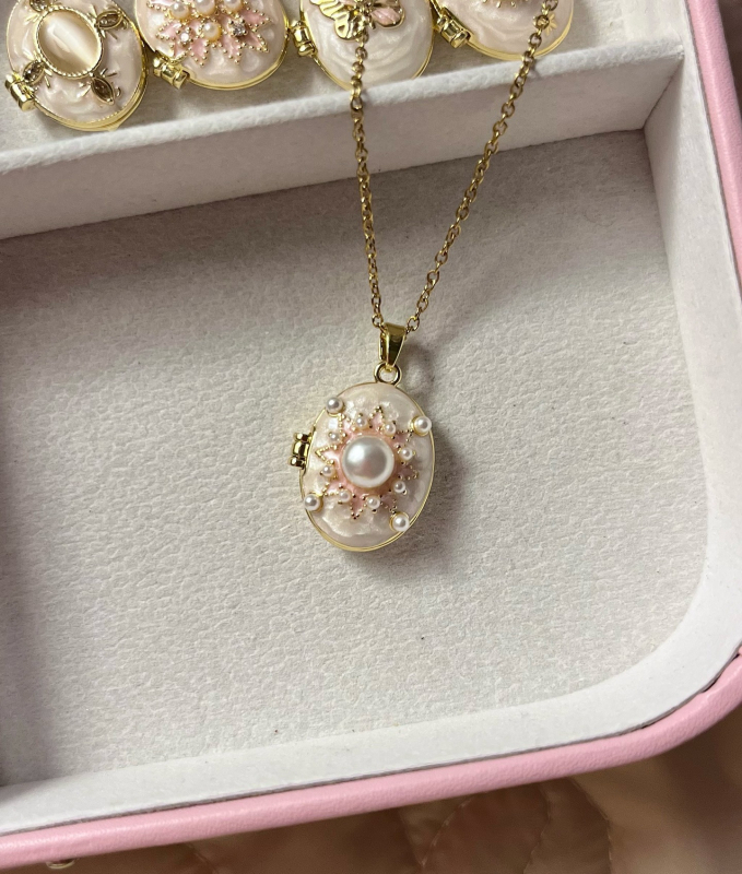 Vask kaelakee retrostiiliga, elektroplating, kaal 9 g