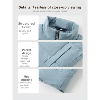 Töövest, kitsas lõige, lapel-kaelus, topeltkinnisus, triibuline muster, plüüsne kangas küülikukarva, polüester vooder, külgtaskud