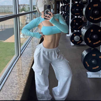 Naiste cargo püksid fleece-voodriga – sirge lõige, kõrge vöö, orgaanilise puuvillasegu, mikroelastsus, sügis 2025