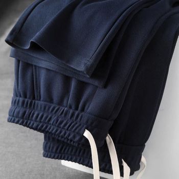 Naiste puuvillased sirge lõikega igapäevased püksid, pikad, mitteelastsed, kevad 2024