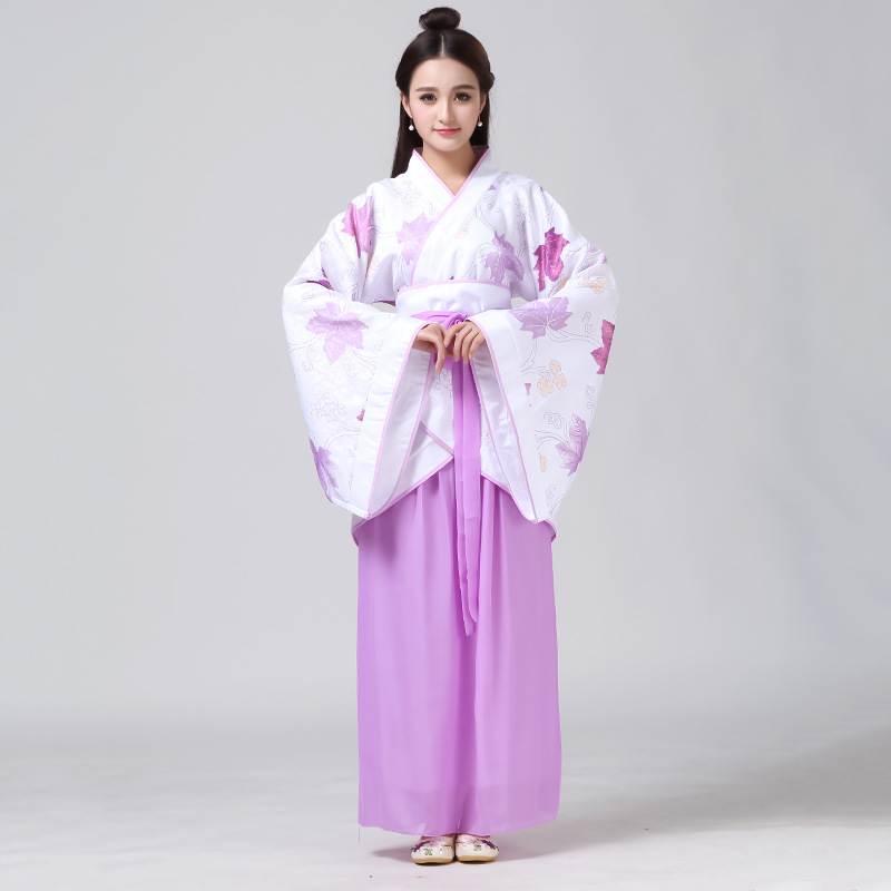 Tang dinasztiából származó Hanfu táncruha, Jacquard poliészter 90–95%, alkalmas Hanfu előadásokhoz, Nyár 2023