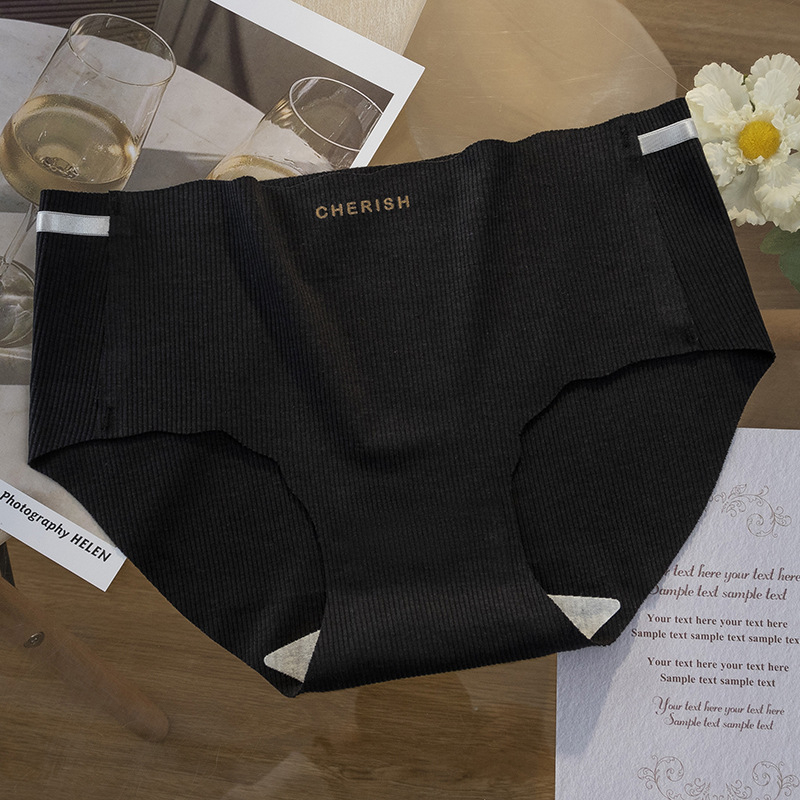 Ženské bavlnené nohavičky s nízkym pásom, rib pletenina, bez viditeľných švov, priedušné, neviditeľné, antibakteriálne, podšívka rozkroku 95–100% bavlna