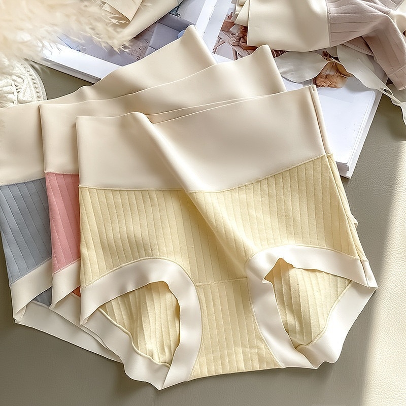Ženske gaćice visokog struka od pamuka, podizanje stražnjice, prozračne, pletene, 90–95% pamuka, OEM podrška