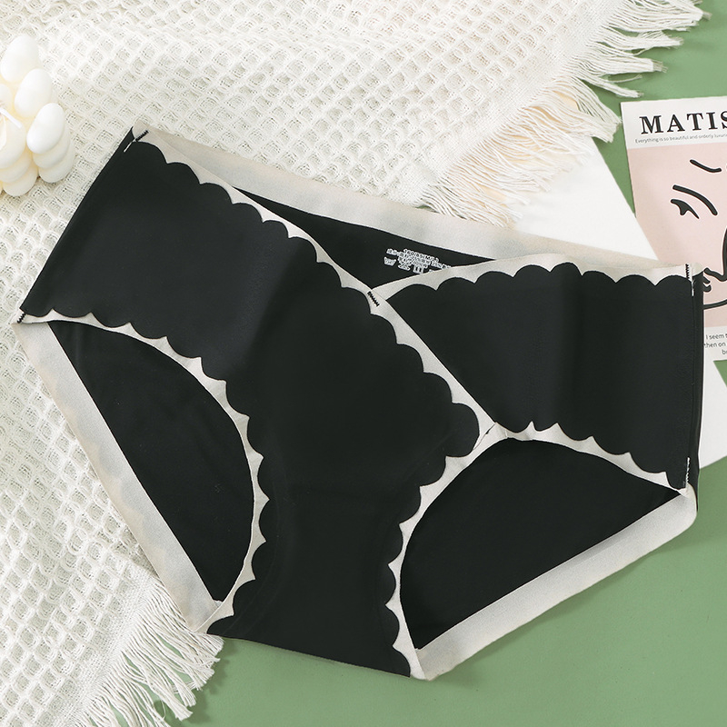 Ice Silk naiste alus, puuvillane vooder, keskmise vöökoht, õmblusteta istuvus, kõhu tugi