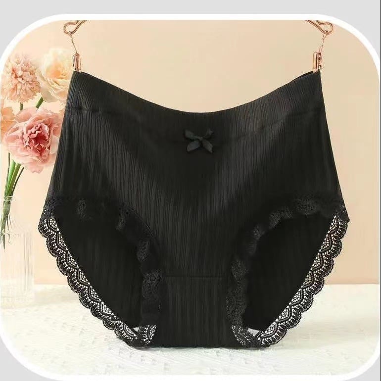 Naiste puuvillased aluspüksid kõrge vöökoht, kõhu kujundamiseks, hingav rib-knit materjal, puuvillane vooder