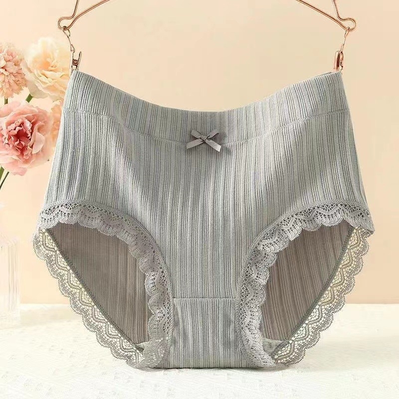 Naiste puuvillased aluspüksid kõrge vöökoht, kõhu kujundamiseks, hingav rib-knit materjal, puuvillane vooder