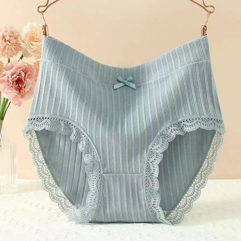Naiste puuvillased aluspüksid kõrge vöökoht, kõhu kujundamiseks, hingav rib-knit materjal, puuvillane vooder