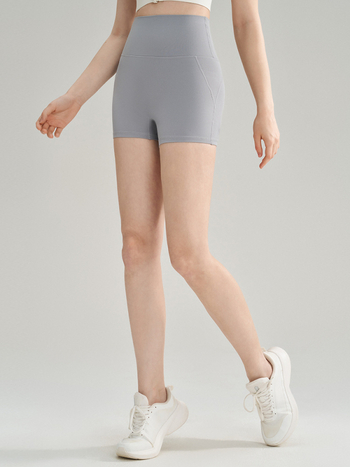 3/4 garuma jogas šorti ar augstu jostu, materiāls no neilona un spandeksa (80% neilons, 20% spandeksa), ultrielastīgi