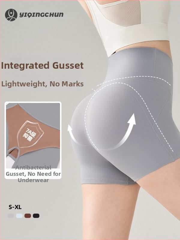 3/4 garuma jogas šorti ar augstu jostu, materiāls no neilona un spandeksa (80% neilons, 20% spandeksa), ultrielastīgi