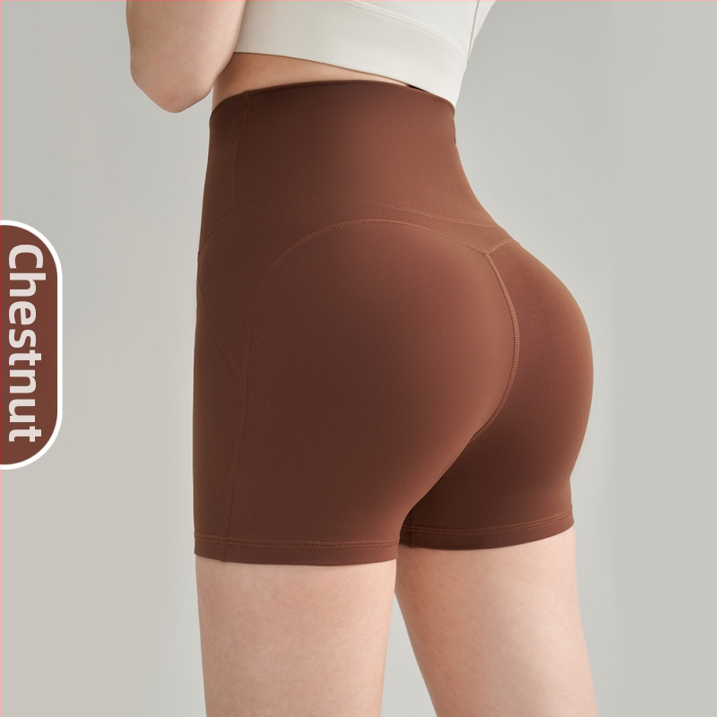 3/4 garuma jogas šorti ar augstu jostu, materiāls no neilona un spandeksa (80% neilons, 20% spandeksa), ultrielastīgi