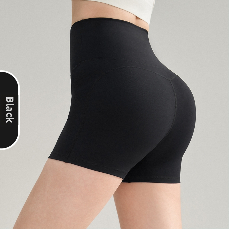 3/4 garuma jogas šorti ar augstu jostu, materiāls no neilona un spandeksa (80% neilons, 20% spandeksa), ultrielastīgi