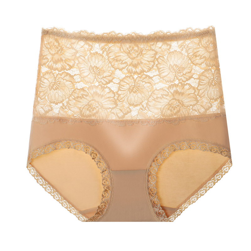 Puuvillased naiste aluspüksid kõrge talje, õmblusteta – 100% puuvillane vooder; hingavad, nähtamatud, antibakteriaalsed