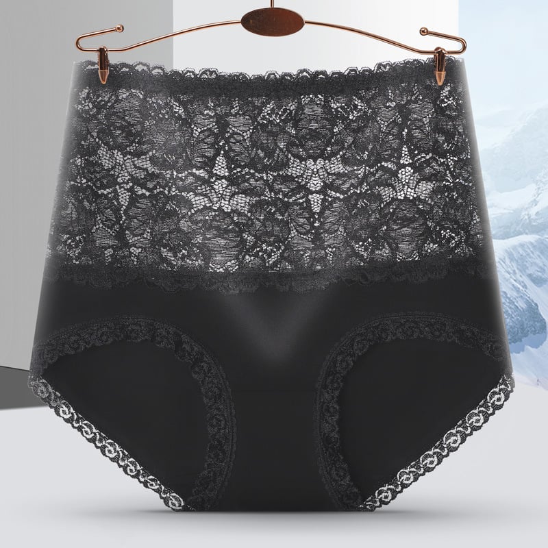 Puuvillased naiste aluspüksid kõrge talje, õmblusteta – 100% puuvillane vooder; hingavad, nähtamatud, antibakteriaalsed