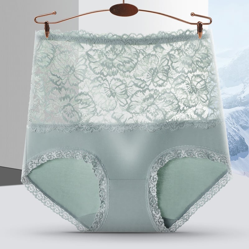 Puuvillased naiste aluspüksid kõrge talje, õmblusteta – 100% puuvillane vooder; hingavad, nähtamatud, antibakteriaalsed