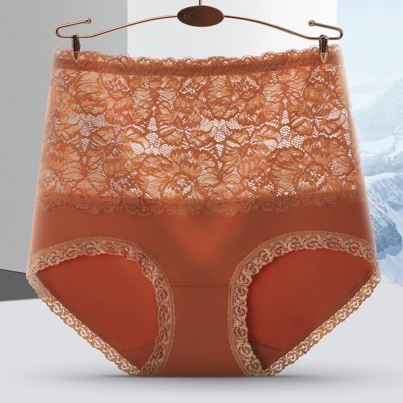 Puuvillased naiste aluspüksid kõrge talje, õmblusteta – 100% puuvillane vooder; hingavad, nähtamatud, antibakteriaalsed