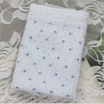 Naiste kõrge vöökiga puuvillased aluspesud lillemustriga, hingavad