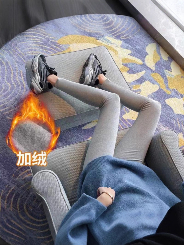 Naiste retuusid - Polüester koos elastaniga, pahkluu pikkus, tihe lõige, keskmise paksusega, ühetooniline