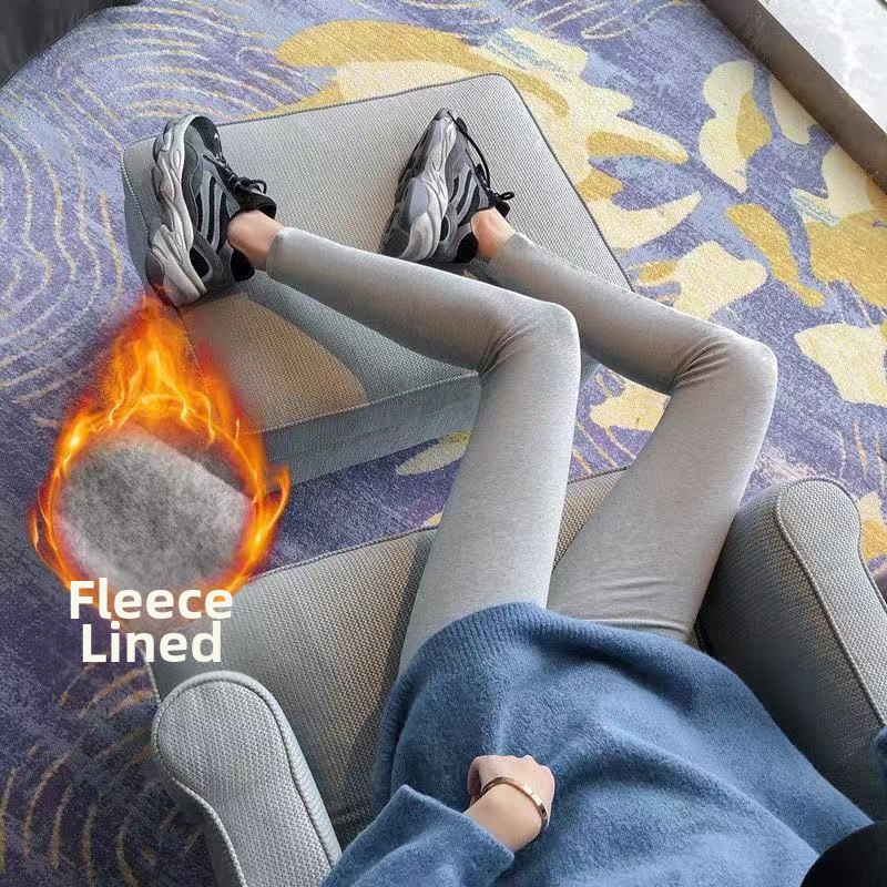 Naiste retuusid - Polüester koos elastaniga, pahkluu pikkus, tihe lõige, keskmise paksusega, ühetooniline