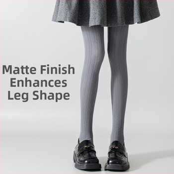 Női harisnya kockás mintával – közepes vastagságú, nylon 80–90%, fenékemelés, légáteresztő, formázó lábak