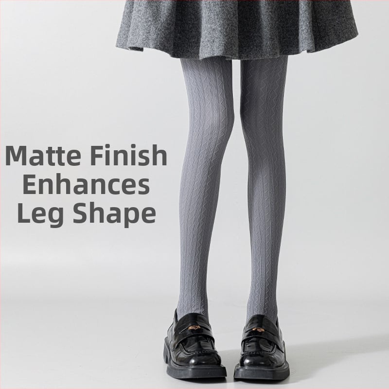 Női harisnya kockás mintával – közepes vastagságú, nylon 80–90%, fenékemelés, légáteresztő, formázó lábak