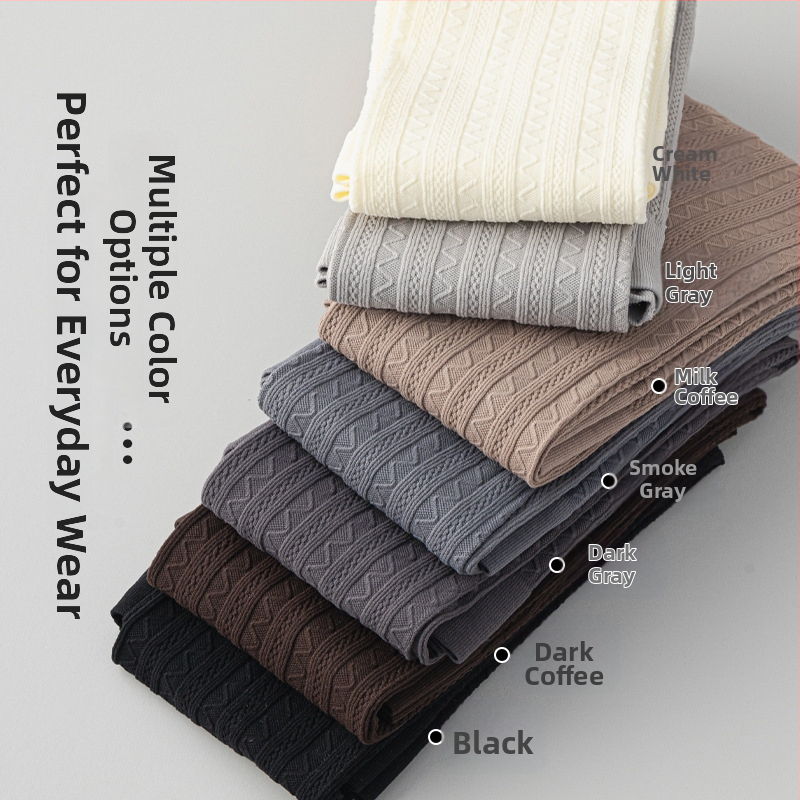 Női harisnya kockás mintával – közepes vastagságú, nylon 80–90%, fenékemelés, légáteresztő, formázó lábak