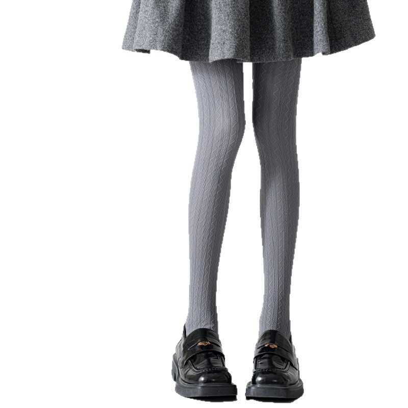 Női harisnya kockás mintával – közepes vastagságú, nylon 80–90%, fenékemelés, légáteresztő, formázó lábak