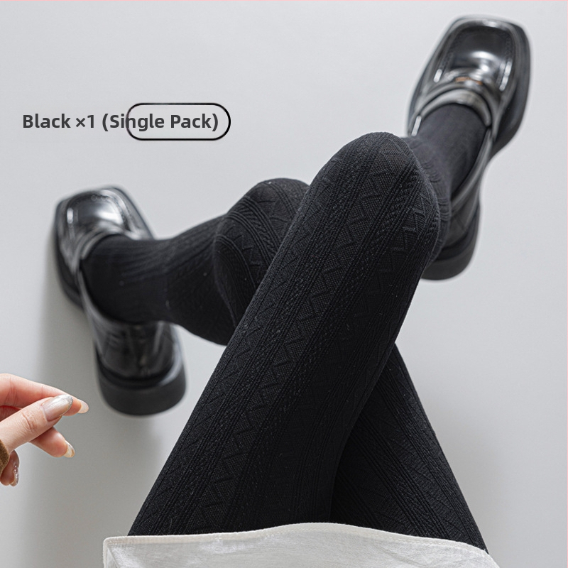 Női harisnya kockás mintával – közepes vastagságú, nylon 80–90%, fenékemelés, légáteresztő, formázó lábak