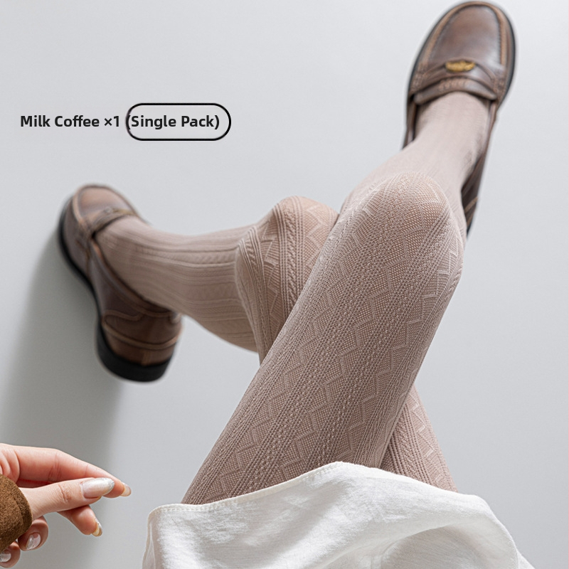 Női harisnya kockás mintával – közepes vastagságú, nylon 80–90%, fenékemelés, légáteresztő, formázó lábak