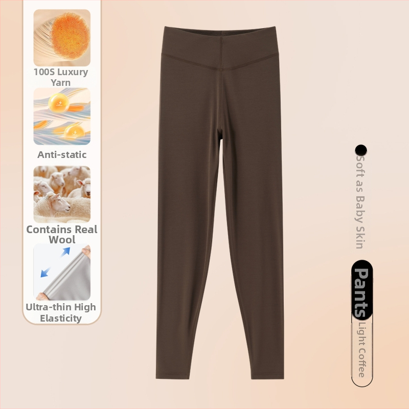 Ženske base layer hlače od modala, 80–90% modal, debljina 181–200 g/m², jednovrstan sloj, jednobojne