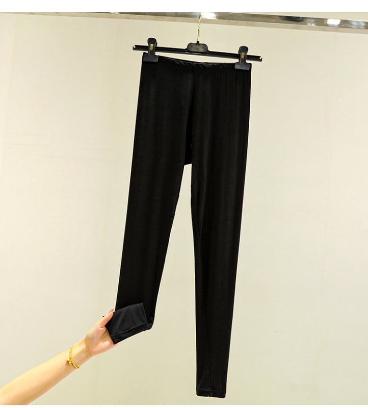 Naiste õhukesed modal-leginsid, õmblusteta, kõrge vöökoht, jooga, 80–90% modaal