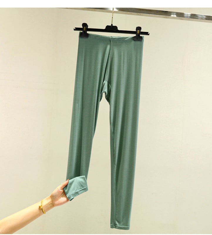 Naiste õhukesed modal-leginsid, õmblusteta, kõrge vöökoht, jooga, 80–90% modaal