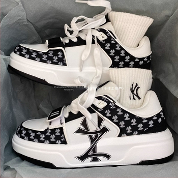 Unisex board jalanõud, PU ülemine, madal profiil, paks tald, nöörid, kevadine igapäevane sportjalanõud