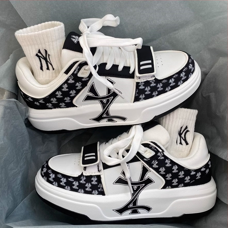 Unisex board jalanõud, PU ülemine, madal profiil, paks tald, nöörid, kevadine igapäevane sportjalanõud