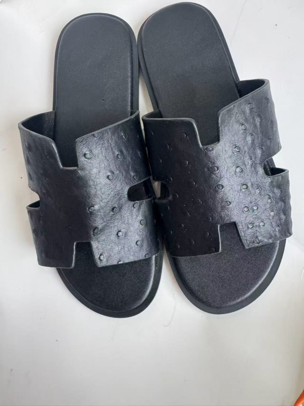 Muške japanke, gornji dio od gume, potplat od gume, ležerni stil, proljeće 2025 izdanje