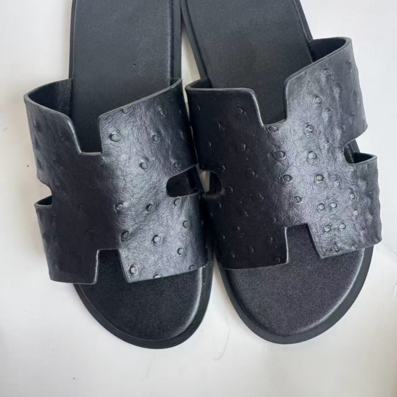 Muške japanke, gornji dio od gume, potplat od gume, ležerni stil, proljeće 2025 izdanje