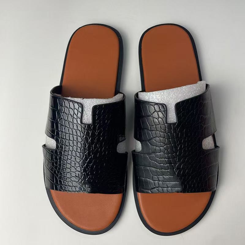 Muške japanke, gornji dio od gume, potplat od gume, ležerni stil, proljeće 2025 izdanje