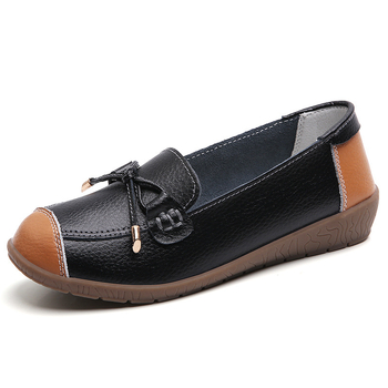 Loaferice casual, gornji dio od split teleće kože, okrugli vrh, klinasti potplat 3-5 cm