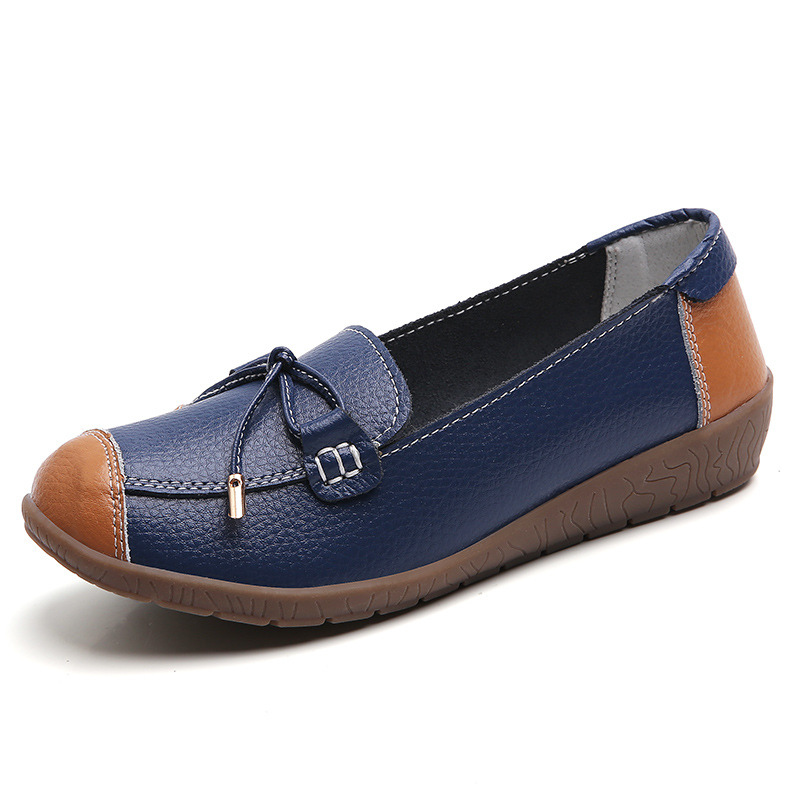 Loaferice casual, gornji dio od split teleće kože, okrugli vrh, klinasti potplat 3-5 cm