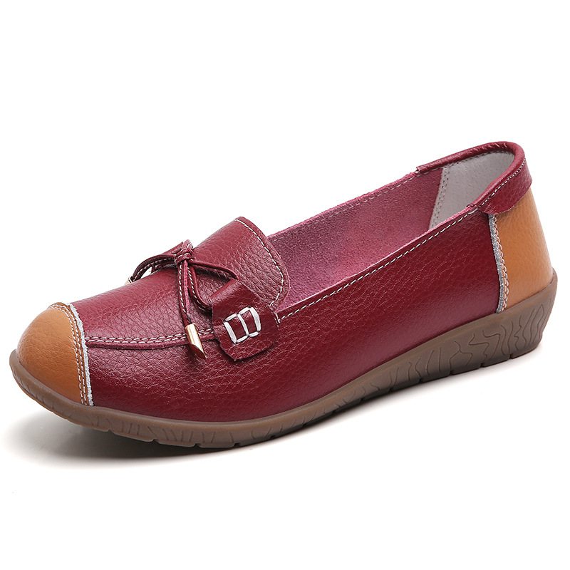 Loaferice casual, gornji dio od split teleće kože, okrugli vrh, klinasti potplat 3-5 cm