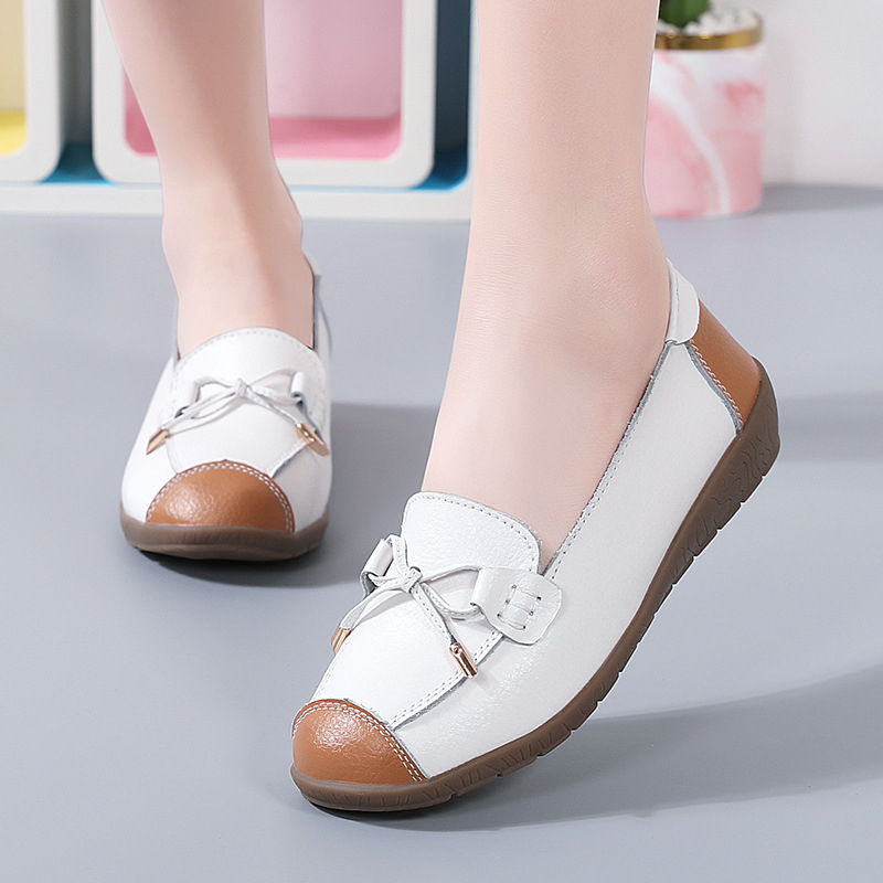 Loaferice casual, gornji dio od split teleće kože, okrugli vrh, klinasti potplat 3-5 cm