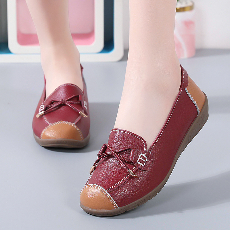 Loaferice casual, gornji dio od split teleće kože, okrugli vrh, klinasti potplat 3-5 cm